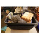 (2) CEMENT MIXING TUBS & STEEL WOOL