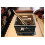 MILK CRATE W/ 3/4" DR. TOOLS & SOCKETS