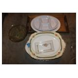 GLASS PLATTERS & DISHES