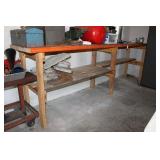 WOODEN WORK BENCH