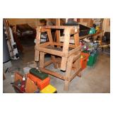 TWO SAW HORSES