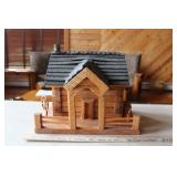HANDMADE WOODEN BIRDHOUSE