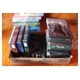 ASSORTED DVDS & DVD PLAYER