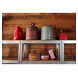 (9) ASSORTED GAS CANS