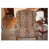 WING BACK CHAIR W/ OTTOMAN