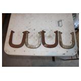 (4) HORSE SHOES