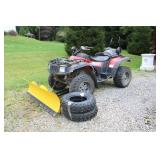 ARCTIC CAT 500 TRV 4X4 ATV W/ PLOW
