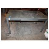 GLASS TOP DESK