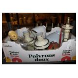 BOX OF LAMPS, PARTS & MORE