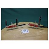 (2) CASE FOLDING KNIVES