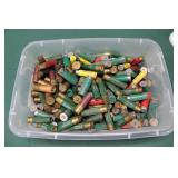 TOTE OF ASSORTED SHOTGUN SHELLS