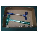 (2) BULLET PULLER HAMMERS W/ COLLETS