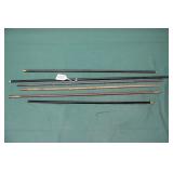 (7) ASSORTED CLEANING RODS