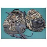 (2) GANDER MTN CAMO BACKPACKS