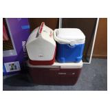 (3) ASSORTED COOLERS