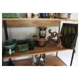 ASSORTED HOME DECOR & POTTERY