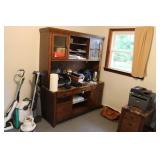 (3) PIECE OFFICE FURNITURE AND STOOL