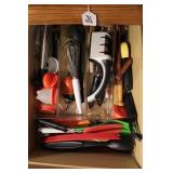 (3) DRAWERS OF KITCHENS UNTENSILS