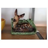 SHAWNEE 766 DEER POTTERY VASE