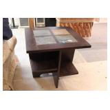 WOODEN END TABLE