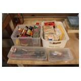 LARGE ASSORTMENT OF GUN CLEANING ITEMS
