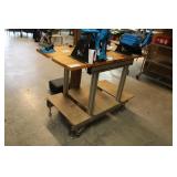 ROLLING SHOP TABLE