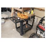 U-LINE ROLLING WORK CART W/ CONTENTS
