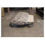 ROLLING CART W/ (2) RUNNER RUGS