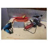 ASSORTED POWER TOOLS AND ELECTRICAL CORD