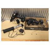 BLACK & DECKER DRILL, WORKLIGHT & CHARGING CORDS