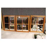 SET OF (3) MIRRORS