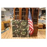 CAMO CANVAS & AMERICAN FLAG