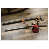 (2) CLAMPS & 8 TON BOTTLE JACK