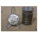 (1)90% SILVER 1964 &(21) 40% SILVER KENNEDY HALVES