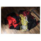 (2) HIKING BAGS & ROPE
