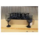 BLUE DRINKING GLASSES