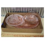 PINK DEPRESSION GLASSWARE