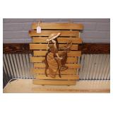 WOODEN WALL SCULPTURE