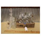 GLASS DECANTERS