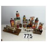 LOT OF MISC LIQUID SUPPLIES - FUELS ETC
