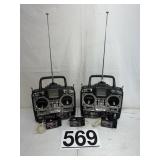 (2) FUTABA RC CONTROLLERS