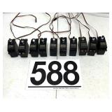(10) FUTABA FP-S148 SERVOS
