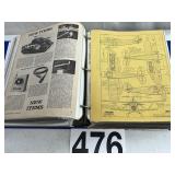 (1) BINDER OF PLAN, PICTURES & DIAGRAMS