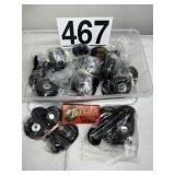 LOT OF AIRPLANE WHEELS