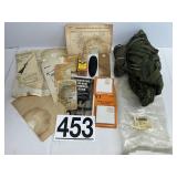 MISC GUN ITEMS & PARACHUTE MATERIAL