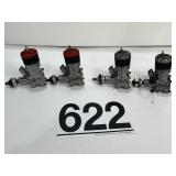 (4) MCCOY 35 ENGINES