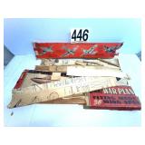 (2) VINTAGE AIRPLANE KITS-AS FOUND