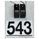 (2) FUTABA FP-S134 SERVO'S