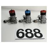 (3) MCCOY 35 ENGINES