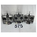 (3) FUTABA RC CONTROLLERS